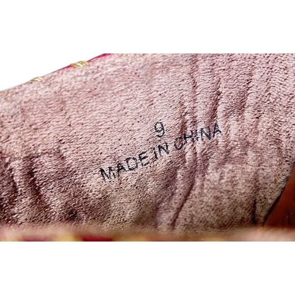 Blowfish Malibue Raelynn in Sea Lion Die Cut Multi Ribbons Color Varian Sz. 9 - Picture 6 of 6